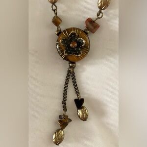 Tiger Eye Beaded Necklace
